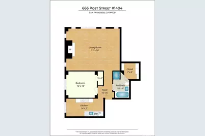 666 Post Street #1404, San Francisco, CA 94109 - Photo 23