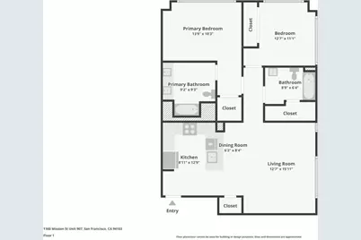 1160 Mission Street #907, San Francisco, CA 94103 - Photo 33