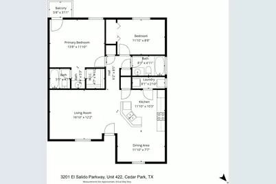 3201E El Salido Parkway #422, Cedar Park, TX 78613 - Photo 15