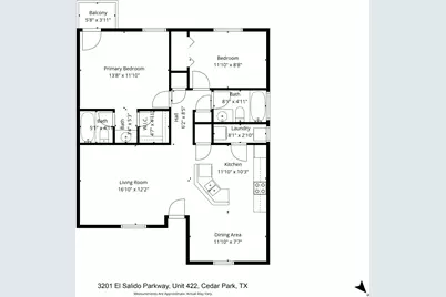 3201E El Salido Parkway #422, Cedar Park, TX 78613 - Photo 15