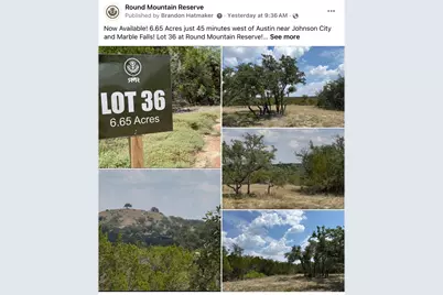 Lot 36 - 6.65 Acres - Round Mountain Reserve Drive, Round Mountain, TX 78663 - Photo 7