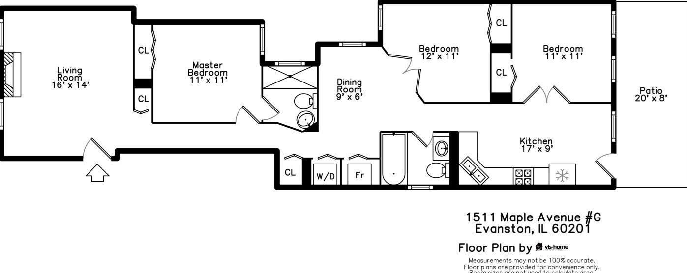 1511 Maple Ave, Evanston IL  60201-4337 exterior