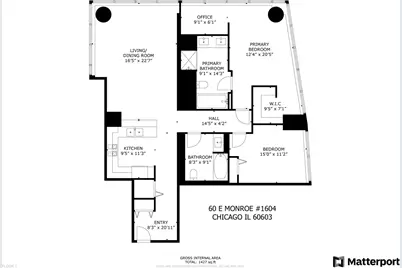 60 E Monroe Street #1604, Chicago, IL 60603 - Photo 25