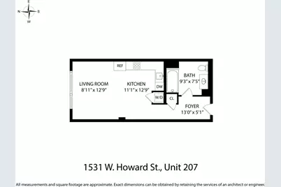 1531 W Howard Avenue #207, Chicago, IL 60626 - Photo 9