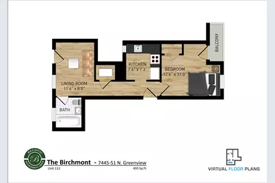 7451 N Greenview Avenue #313, Chicago, IL 60626 - Photo 9