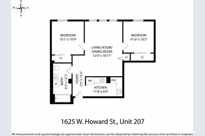 1625 W Howard Avenue #207, Chicago, IL 60626 - Photo 9