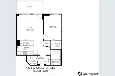 1040 W Adams Street #416, Chicago, IL 60607 - Photo 23