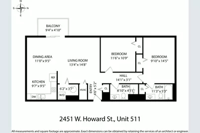 2451 W Howard Street #511, Chicago, IL 60645 - Photo 13