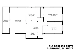 518 N Roberts Dr, Glenwood, IL 60425 - Photo 13