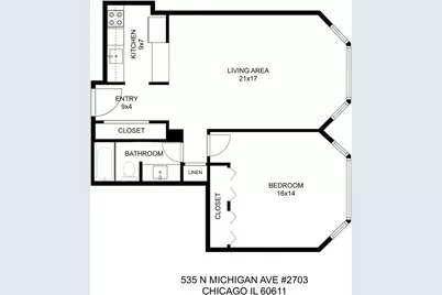 535 N Michigan Avenue #2703, Chicago, IL 60611 - Photo 15