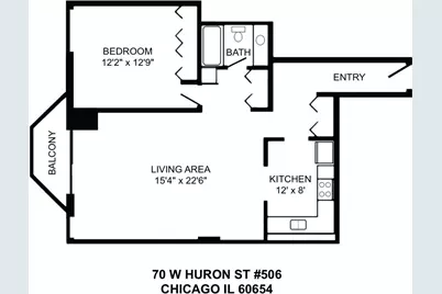 70 W Huron Street #506, Chicago, IL 60654 - Photo 15