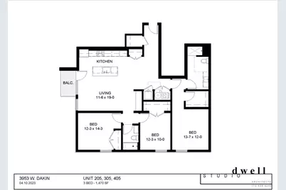 3953 W Dakin Street #405, Chicago, IL 60618 - Photo 21