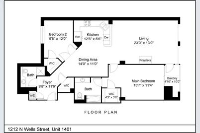 1212 N Wells Street #1401, Chicago, IL 60610 - Photo 27
