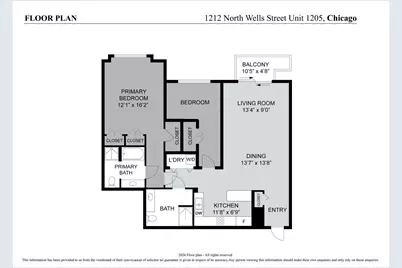 1212 N Wells Street #1205, Chicago, IL 60610 - Photo 25