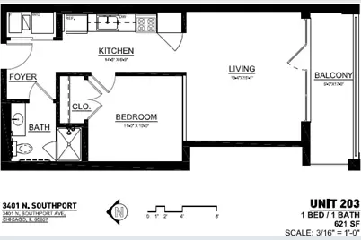 1348 W Roscoe Street #203, Chicago, IL 60657 - Photo 7