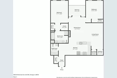 3550 W Montrose Avenue #506, Chicago, IL 60618 - Photo 31