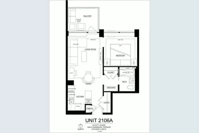1460 N Sandburg Terrace #2106A, Chicago, IL 60610 - Photo 7
