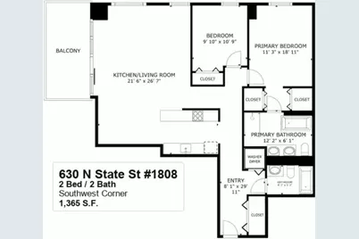 630 N State Street #1808, Chicago, IL 60654 - Photo 25