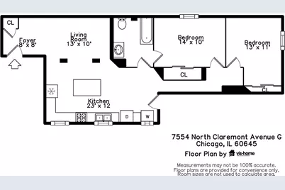 7554 N Claremont Avenue #G, Chicago, IL 60645 - Photo 13