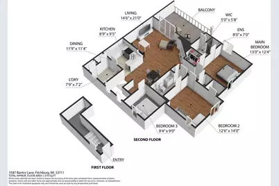 5587 Bantry Lane #4, Fitchburg, WI 53711 - Photo 37