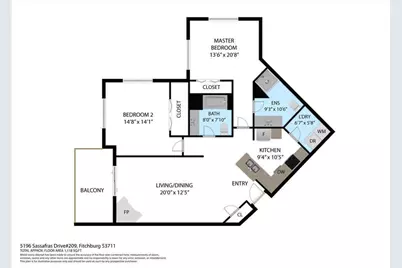 5196 Sassafras Drive #209, Fitchburg, WI 53711 - Photo 5