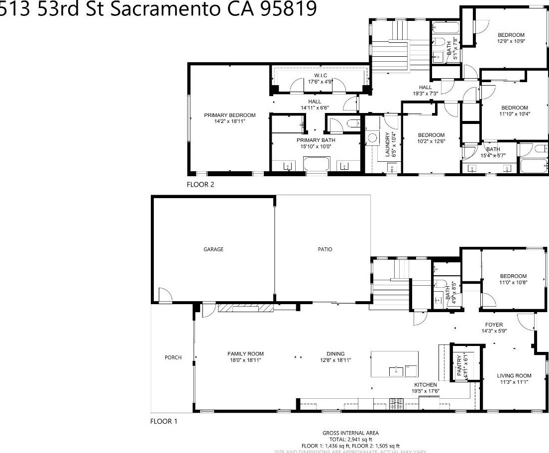 513 53rd St, Sacramento CA  95819-3208 exterior