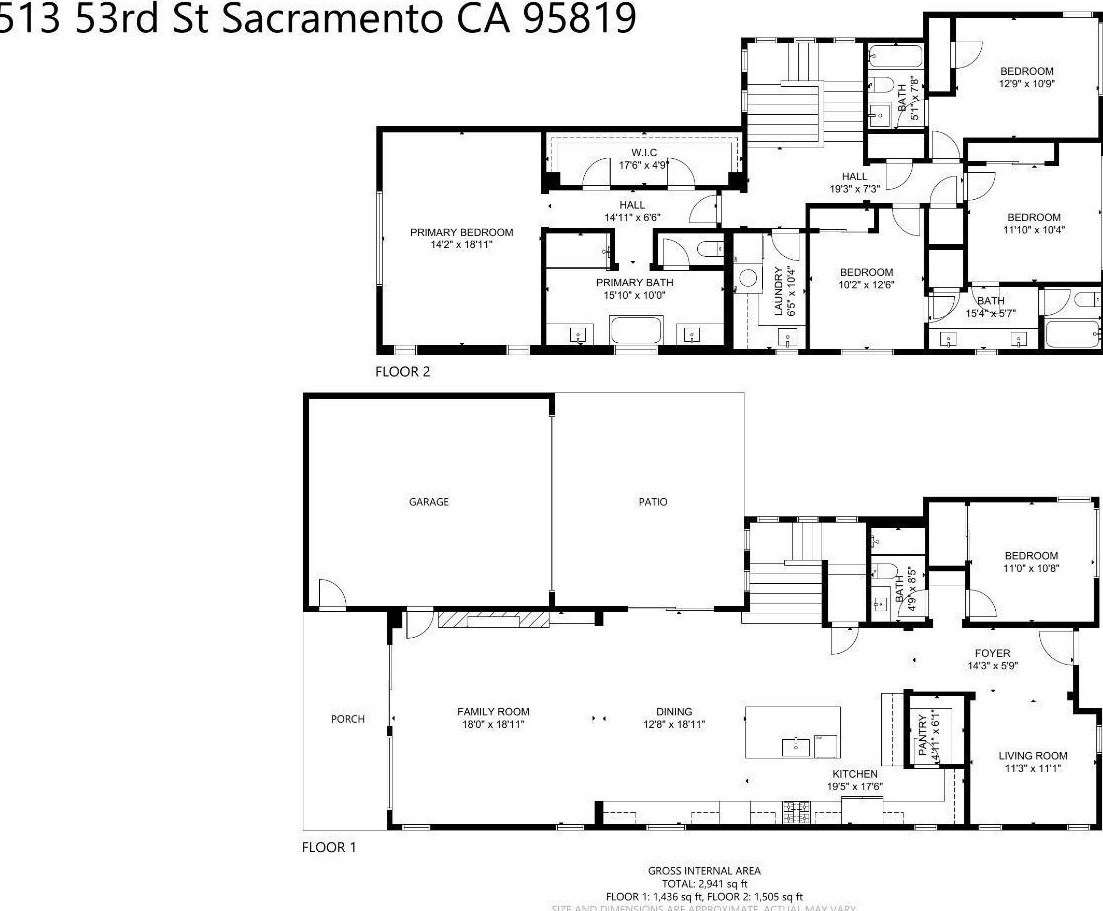 513 53rd St, Sacramento CA  95819-3208 exterior