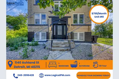 1140 Ashland Street #8, Detroit, MI 48215 - Photo 1