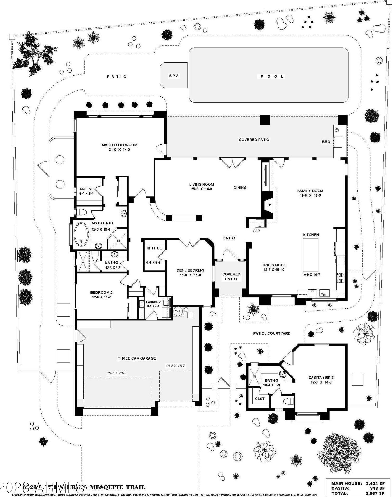 6623 Whispering Mesquite Trl, Scottsdale AZ  85266-7212 exterior