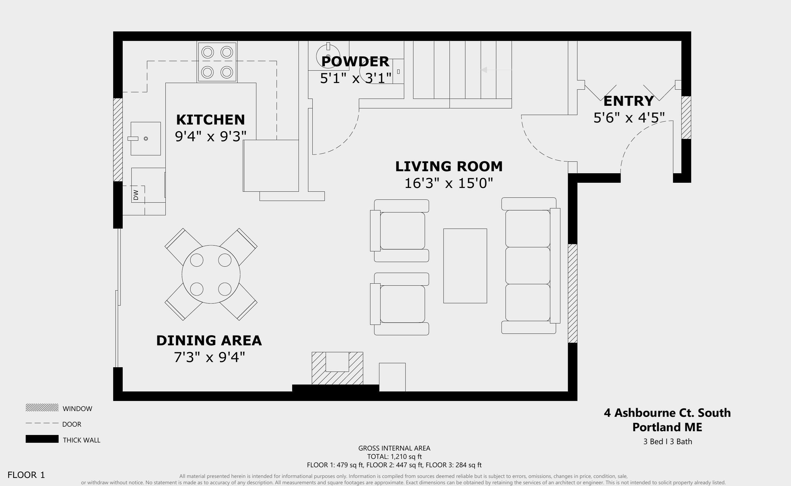 4 Ashbourne Ct, Portland ME 04106-6400 exterior