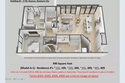 1 5th Avenue #Residence 409, Neptune City, NJ 07753 - Photo 3