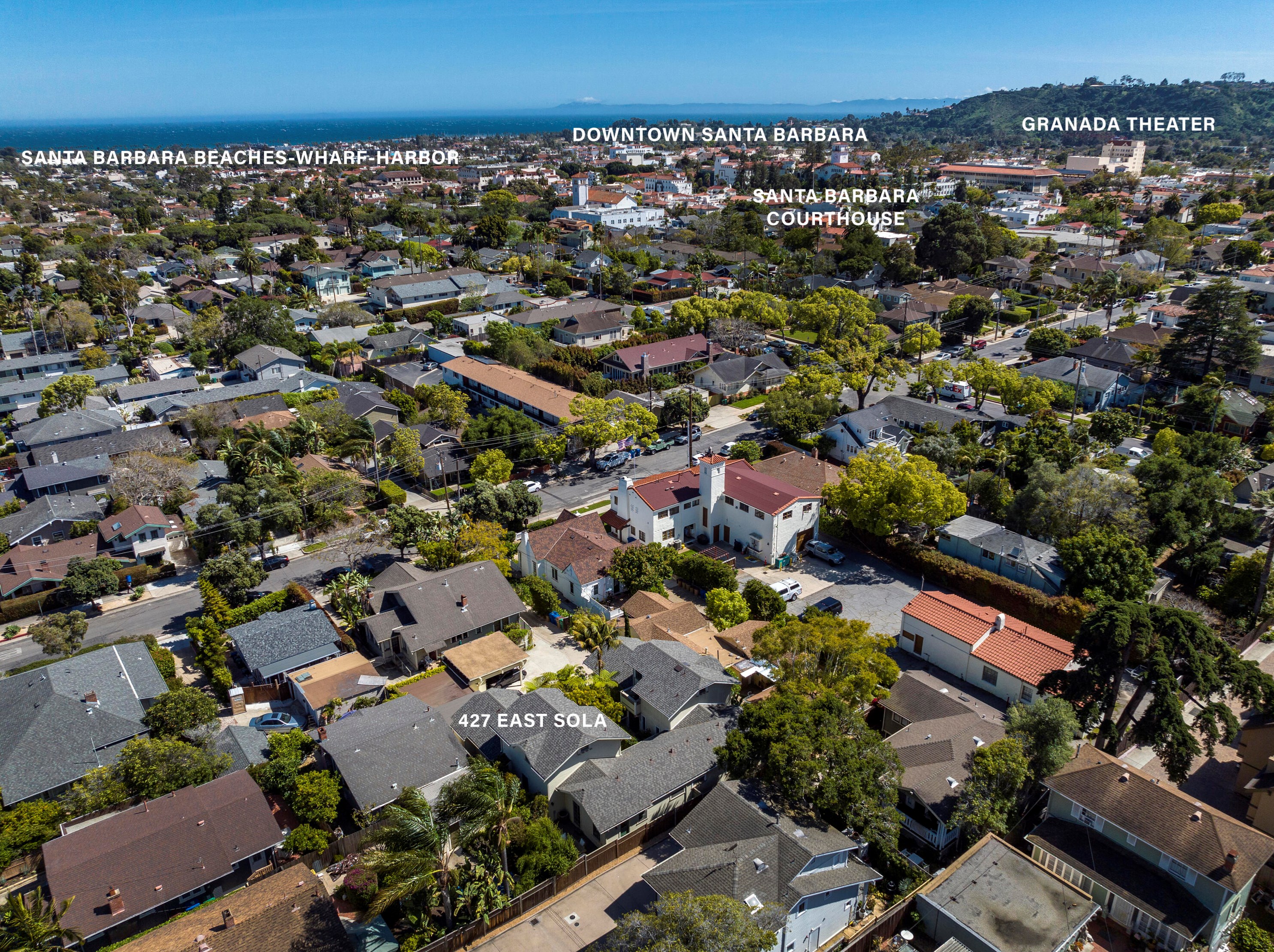 427 Sola St, Santa Barbara CA  93101-1220 exterior
