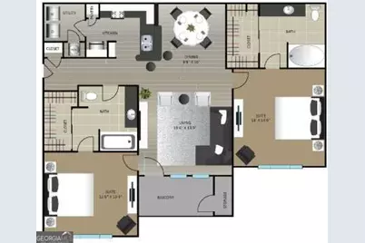 1970 Peachford Road #1129, Dunwoody, GA 30338 - Photo 7
