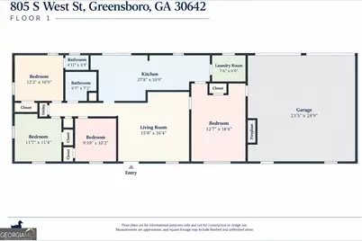 805 S West Street, Greensboro, GA 30642 - Photo 19
