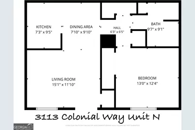 3113 Colonial Way #N, Chamblee, GA 30341 - Photo 9