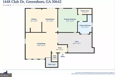 1448 Club Drive, Greensboro, GA 30642 - Photo 3