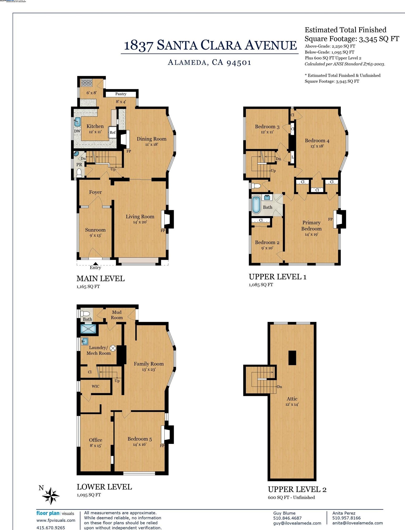 1837 Santa Clara Ave, Alameda CA  94501-2666 exterior