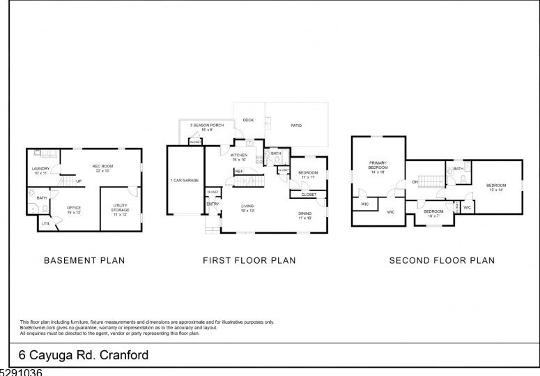 6 Cayuga Rd, Cranford NJ 07016-3401 exterior