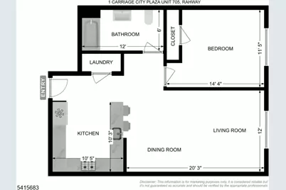 1 Carriage City Plz #705, Rahway, NJ 07065 - Photo 29