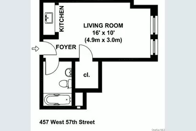 457 W 57th Street #308, New York, NY 10019 - Photo 7