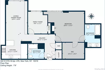 322 W 57th Street #47K1, New York (Manhattan), NY 10019 - Photo 19