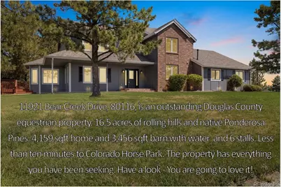 11921 Bear Creek Drive, Franktown, CO 80116 - Photo 1