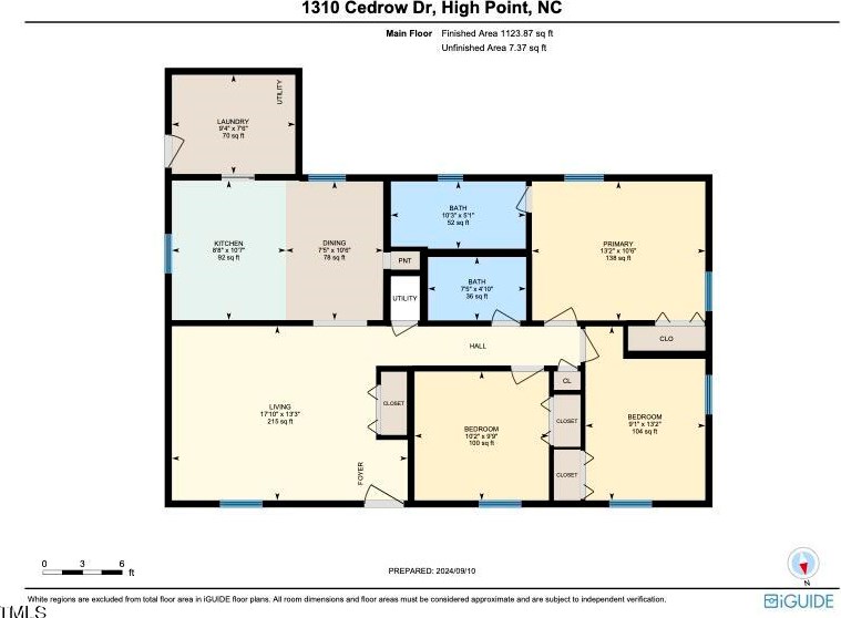 1310 Cedrow Dr, High Point NC  27260-3702 exterior