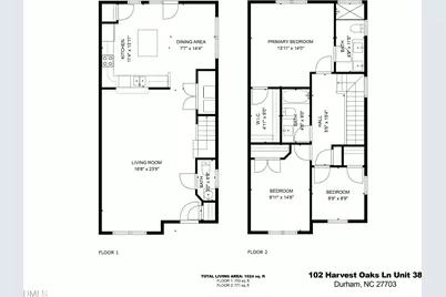 102 Harvest Oaks Lane #38, Durham, NC 27703 - Photo 33