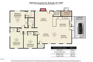 3509 Morningside Dr, Raleigh, NC 27607 - Photo 3