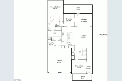 1047 Coldspring Circle, Durham, NC 27705 - Photo 3