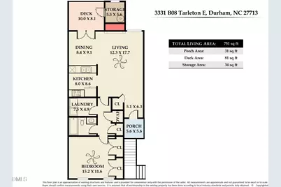 3331 Tarleton E #B 08, Durham, NC 27713 - Photo 17