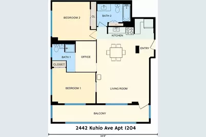 2442 Kuhio Avenue #1204, Honolulu, HI 96815 - Photo 19