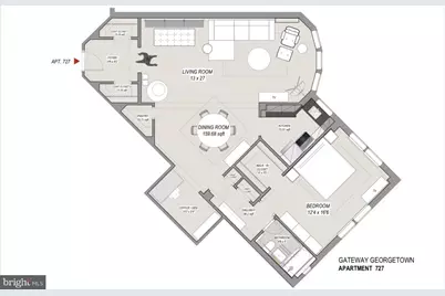 2500 Q Street NW #727, Washington, DC 20007 - Photo 1
