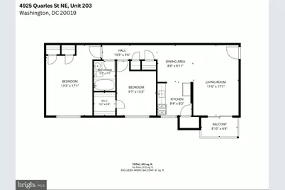 4921 Quarles Street NE #103, Washington, DC 20019 - Photo 3